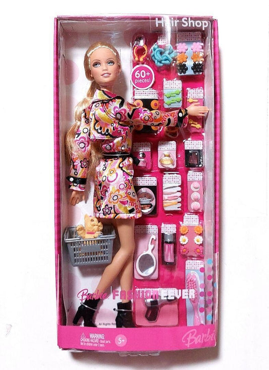 Barbie Fashion Fever Hair Shop Doll Playset 2006 Mattel