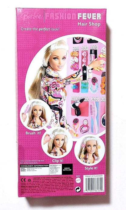 Barbie Fashion Fever Hair Shop Doll Playset 2006 Mattel