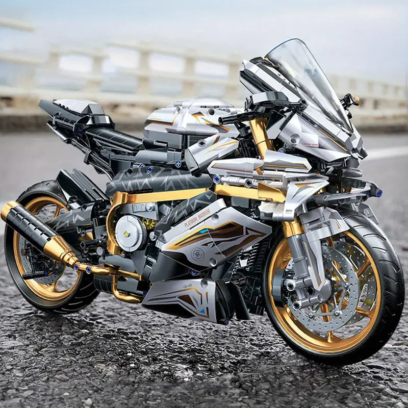 Premium ABS Motorcycle Building Blocks - Durable, Stylish, Perfect Gift for Motorcycle Enthusiasts!