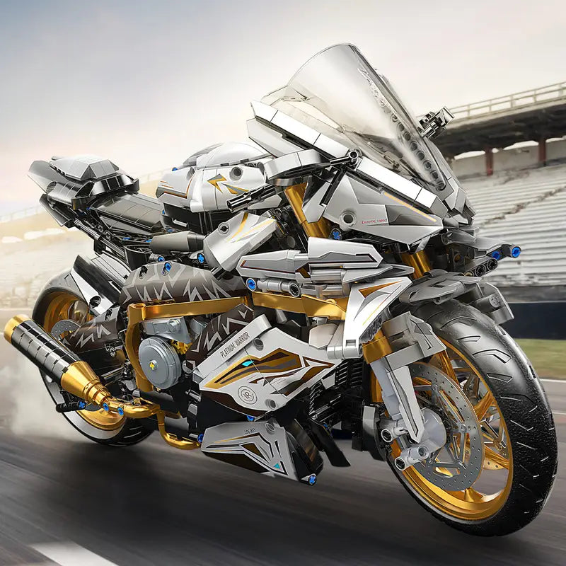 Premium ABS Motorcycle Building Blocks - Durable, Stylish, Perfect Gift for Motorcycle Enthusiasts!