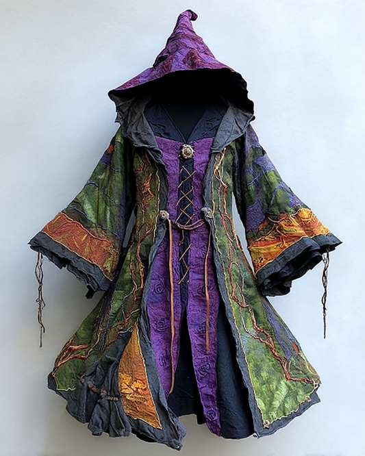 Autumn and winter fashionable hooded cloak coat
